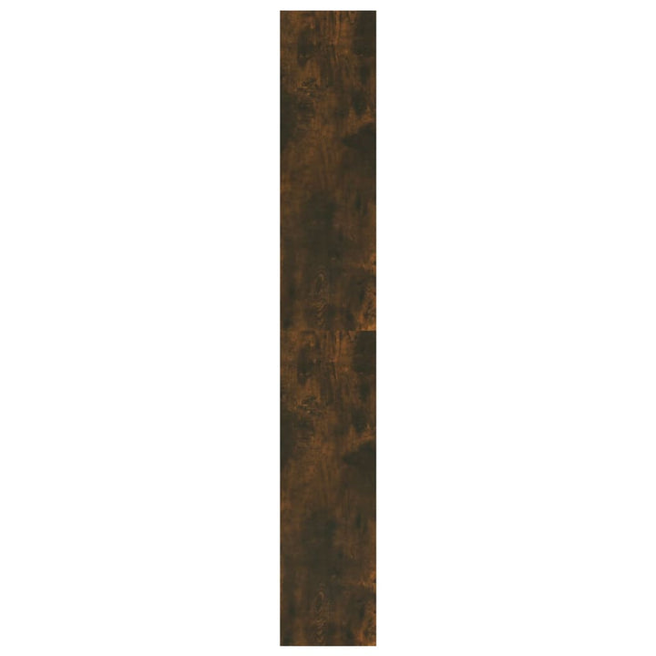 bogreol/rumdeler 80x30x198 cm konstrueret træ røget egetræ