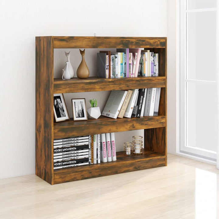 bogreol/rumdeler 100x30x103 cm sonoma-eg