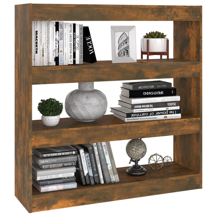 bogreol/rumdeler 100x30x103 cm sonoma-eg