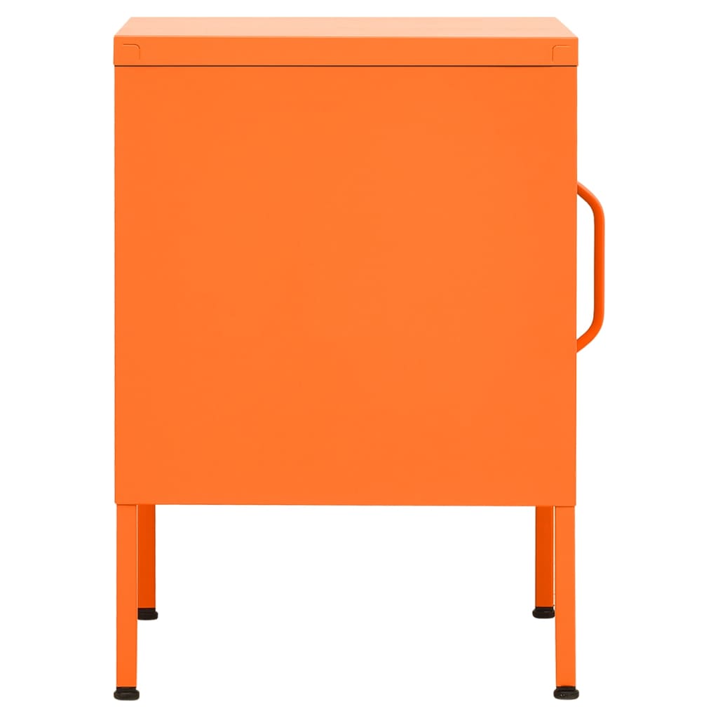 natborde 2 stk. 35x35x51 cm stål orange