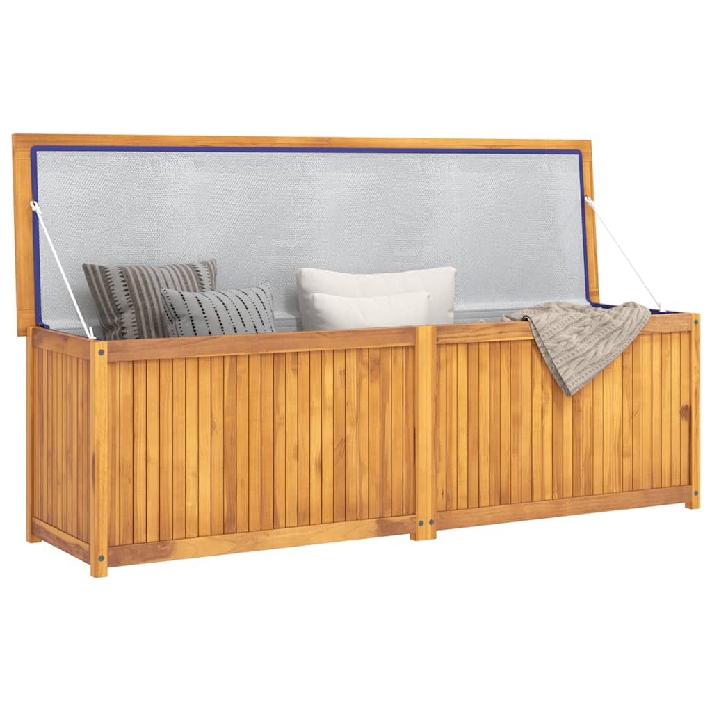 hyndeboks 175x50x55 cm massivt teaktræ