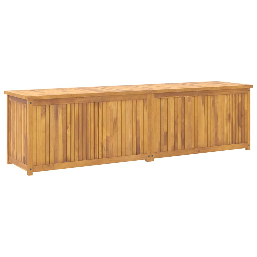 hyndeboks 200x50x55 cm massivt teaktræ