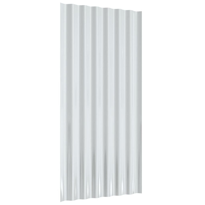 tagplader 36 stk. 80x36 cm pulverlakeret stål grå