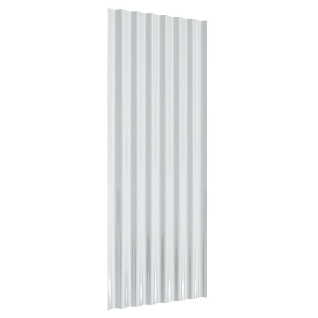 tagplader 12 stk. 100x36 cm pulverlakeret stål brun