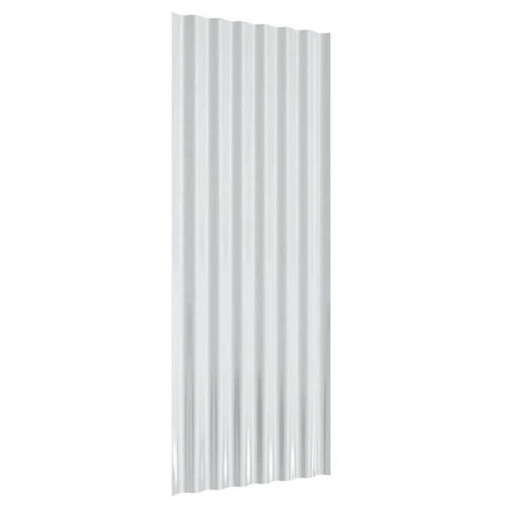 tagplader 12 stk. 100x36 cm pulverlakeret stål brun