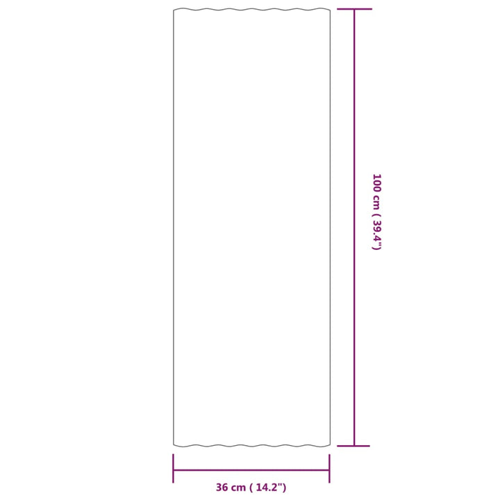 tagplader 12 stk. 100x36 cm pulverlakeret stål brun