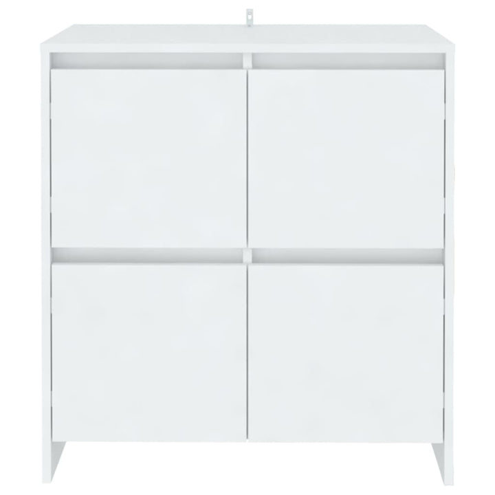 skænke 2 stk. 70x41x75 cm konstrueret træ hvid