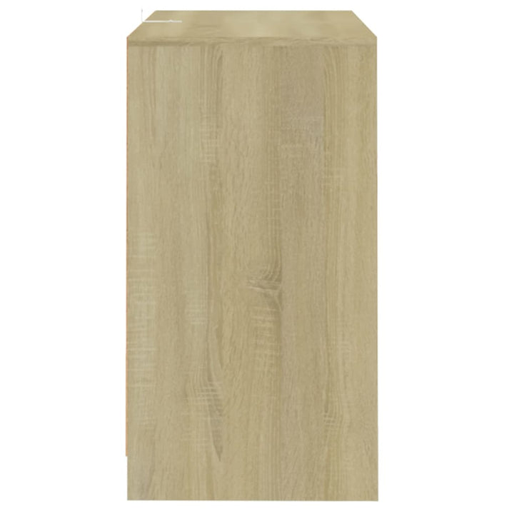 skænke 2 stk. 70x41x75 cm konstrueret træ sonoma-eg