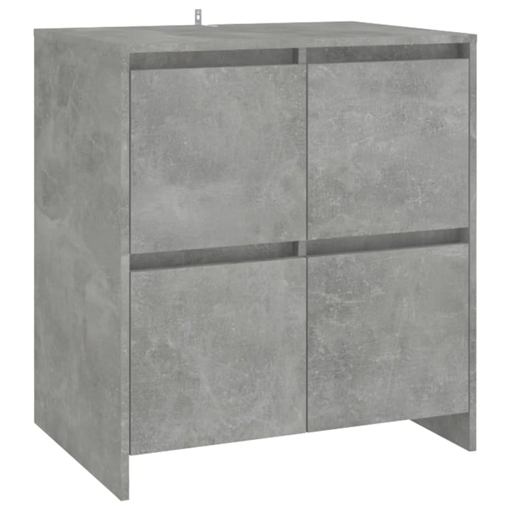 skænke 2 stk. 70x41x75 cm konstrueret træ betongrå