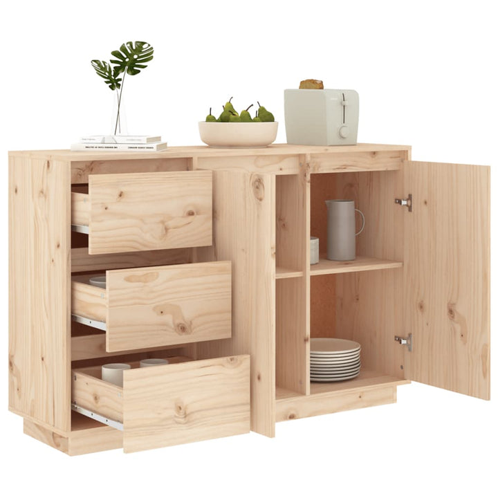 skænk 111x34x75 cm massivt fyrretræ