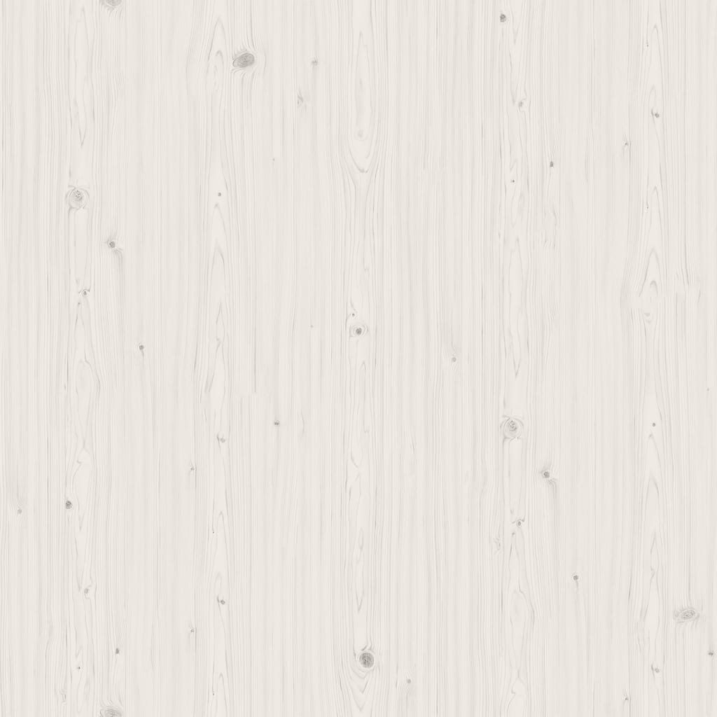 bogreol/rumdeler 80x25x132 cm massivt fyrretræ hvid