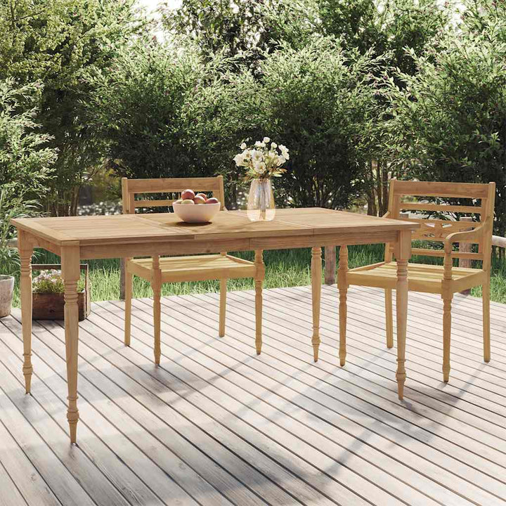 foldbart barbord 90x65x105 cm massivt teaktræ