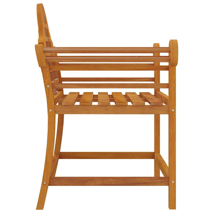 havestole 2 stk. 91x62x94 cm massivt teaktræ