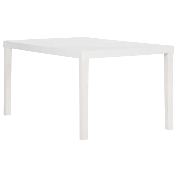 havebord 150x90x72 cm PP hvid
