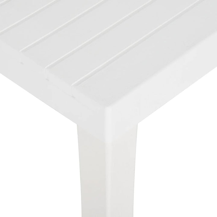 havebord 150x90x72 cm PP hvid
