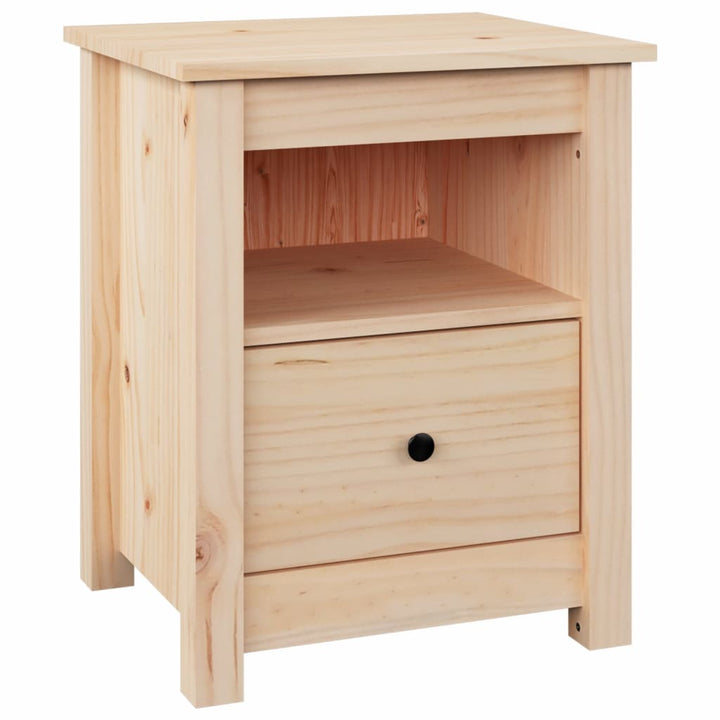 sengeborde 2 stk. 40x35x49 cm massivt fyrretræ