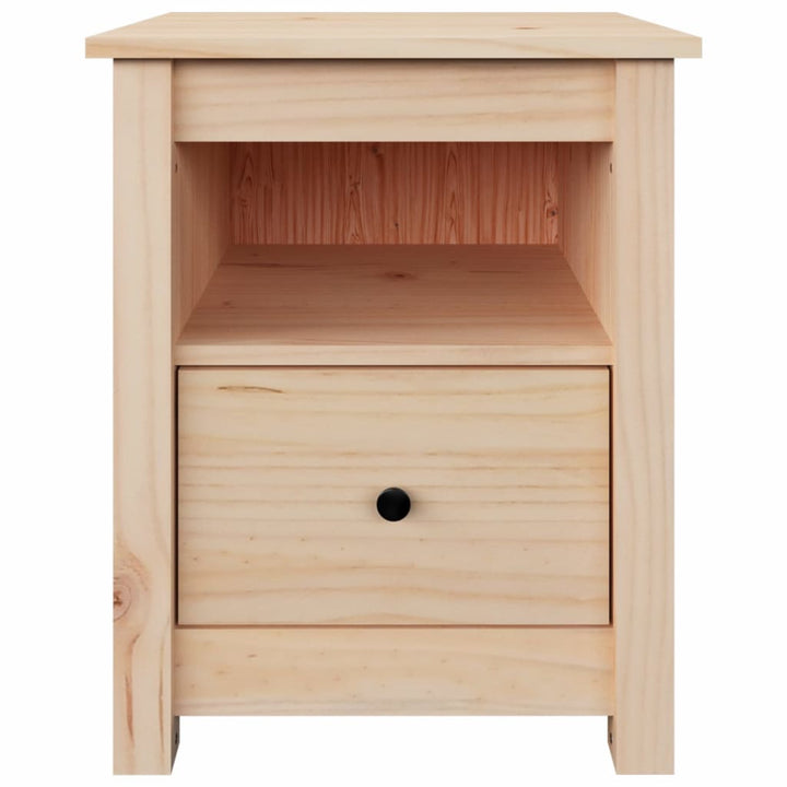 sengeborde 2 stk. 40x35x49 cm massivt fyrretræ