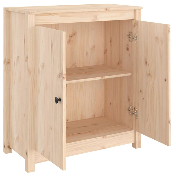 skænk 70x35x80 cm massivt fyrretræ