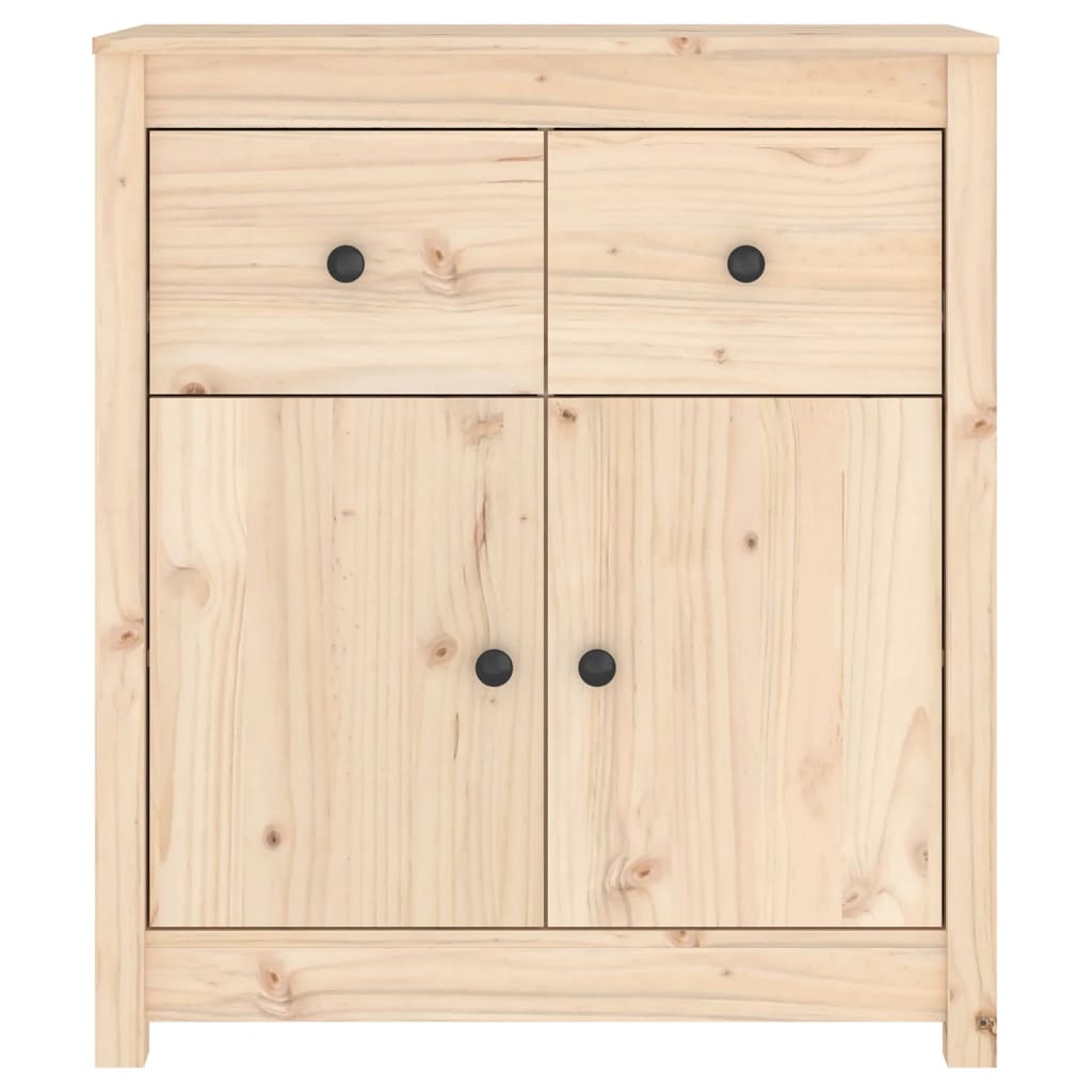 skænk 70x35x80 cm massivt fyrretræ
