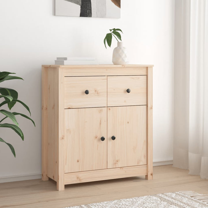 skænk 70x35x80 cm massivt fyrretræ