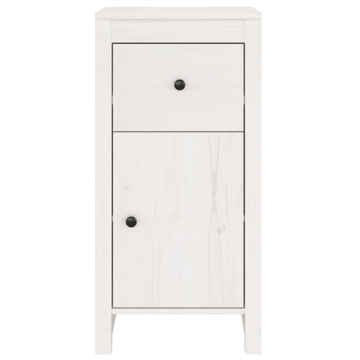 skænke 2 stk. 40x35x80 cm massivt fyrretræ hvid