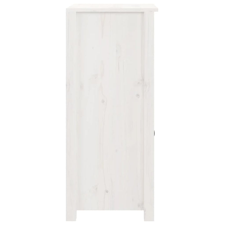 skænke 2 stk. 40x35x80 cm massivt fyrretræ hvid