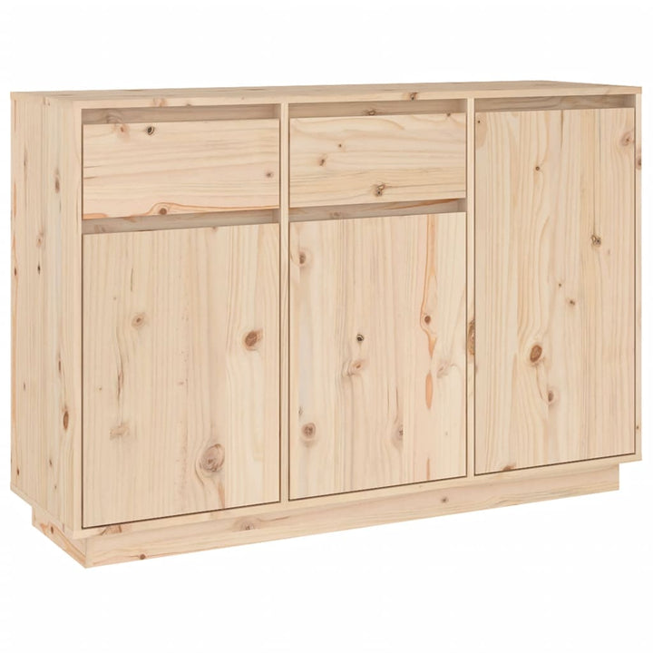 skænk 110x34x75 cm massivt fyrretræ