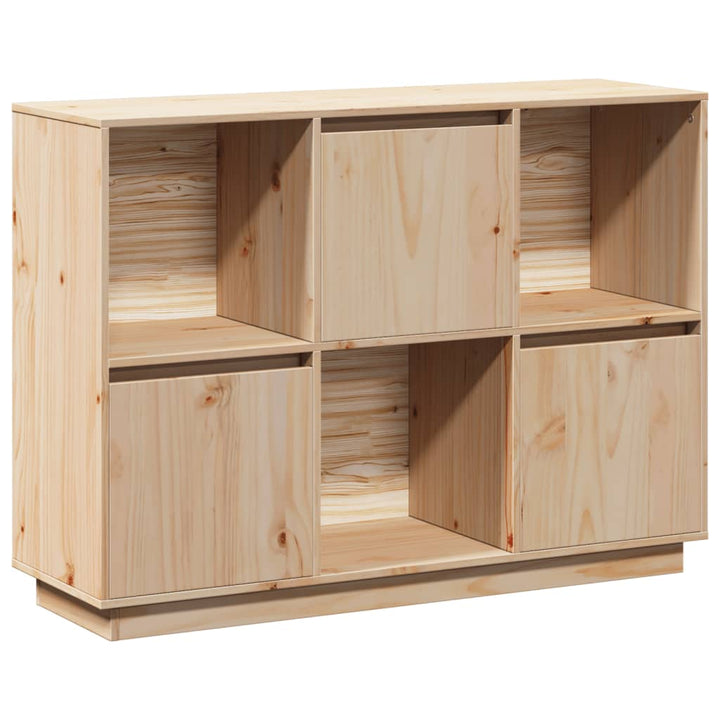 skænk 110,5x35x80 cm massivt fyrretræ