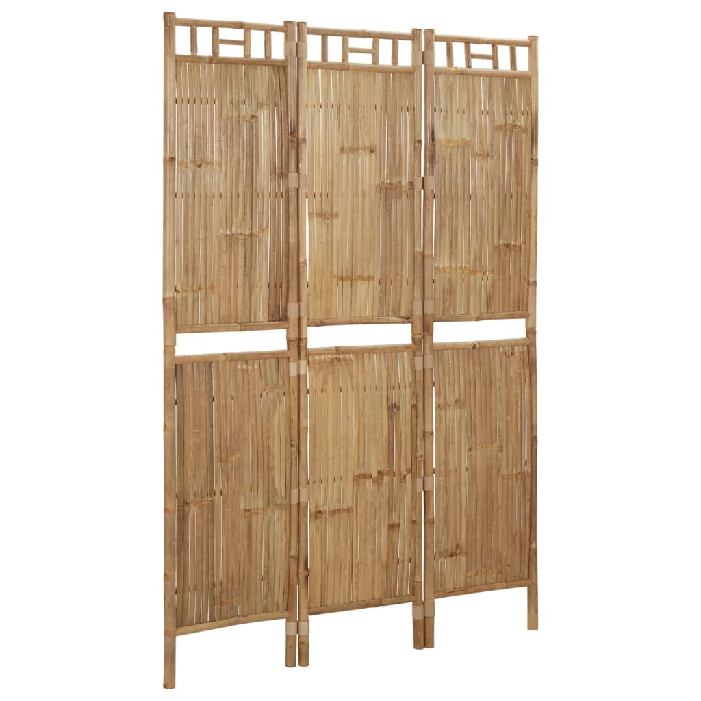 3-panels rumdeler 120x180 cm bambus