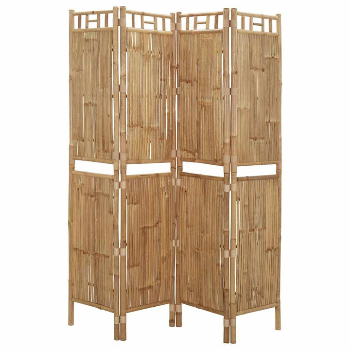 4-panels rumdeler 160x180 cm bambus