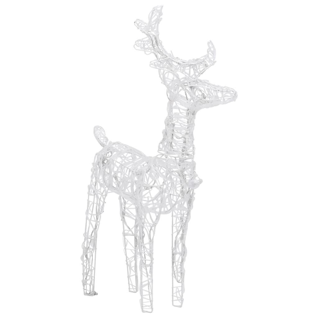 rensdyr og kane 240 LED'er juledekoration akryl