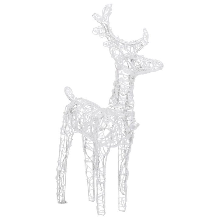 rensdyr og kane 240 LED'er juledekoration akryl