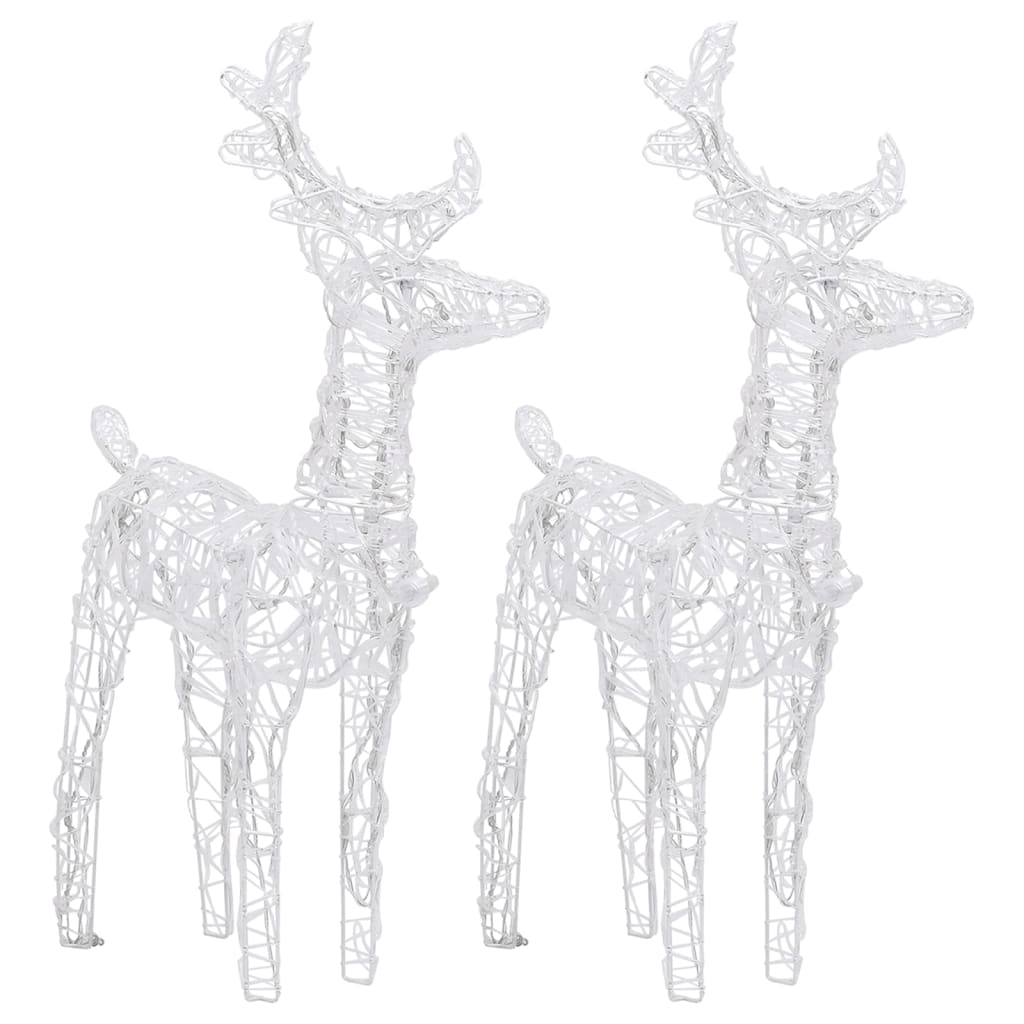rensdyr og kane julefigur 320 LED'er akryl