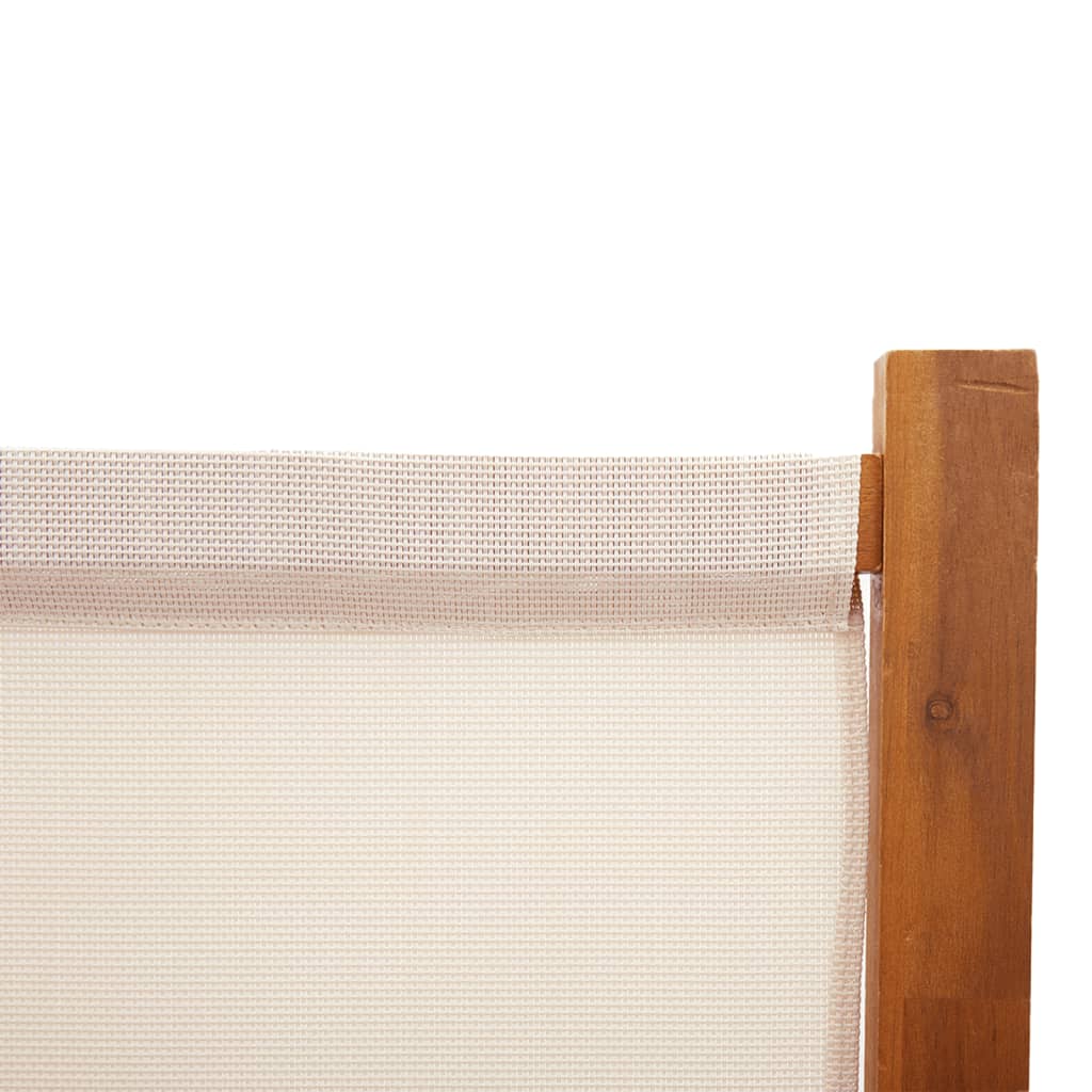 4-panels rumdeler 280x180 cm cremefarvet