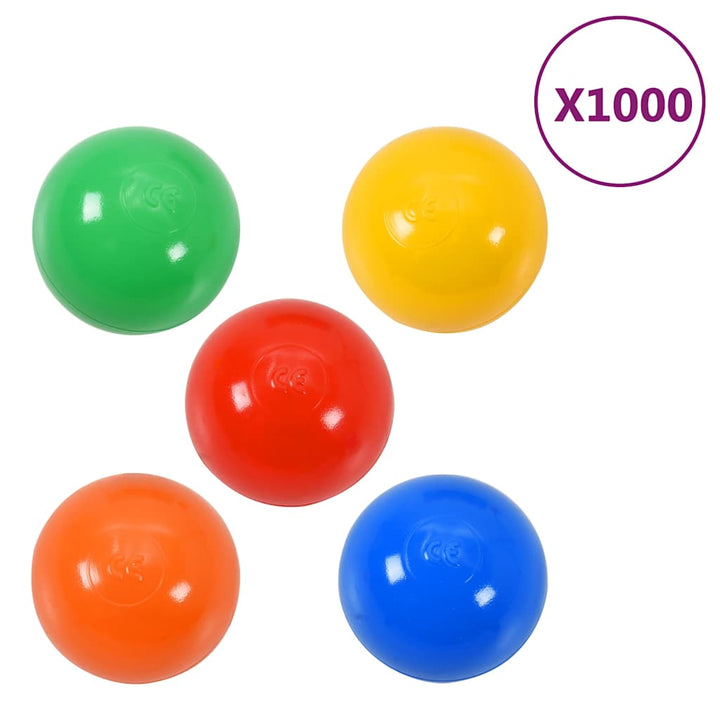 legebolde 1000 stk. flerfarvet