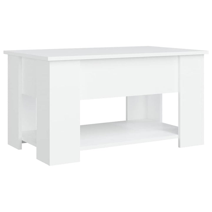 sofabord 79x49x41 cm konstrueret træ hvid