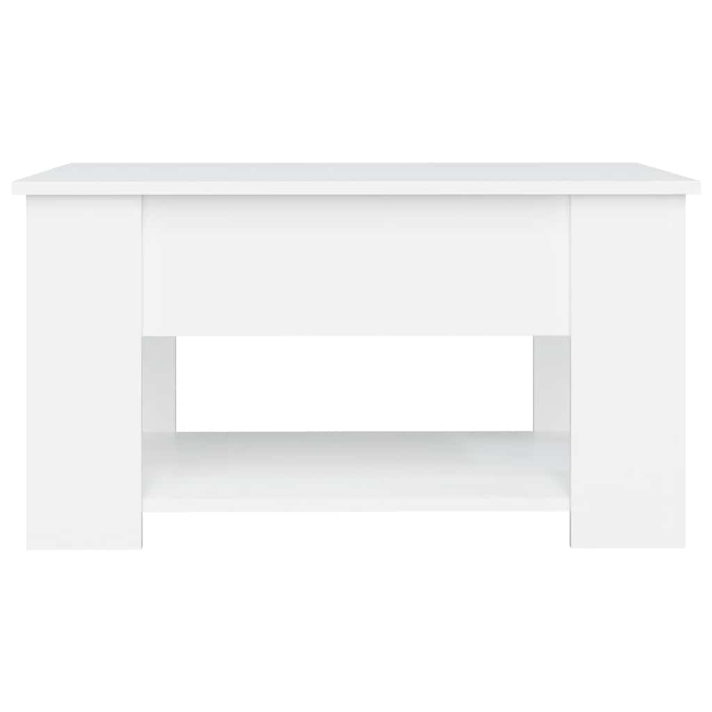 sofabord 79x49x41 cm konstrueret træ hvid