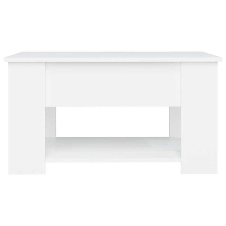 sofabord 79x49x41 cm konstrueret træ hvid