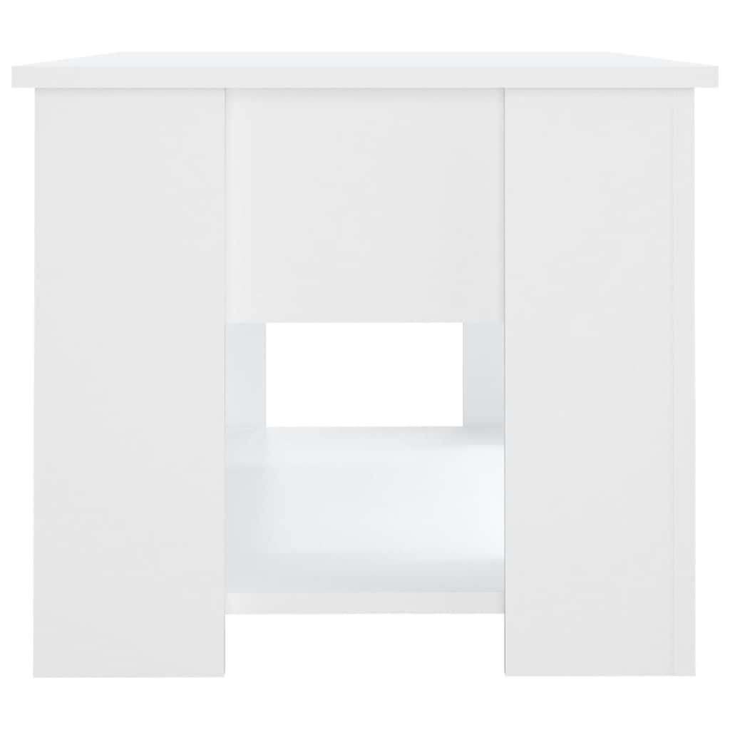 sofabord 79x49x41 cm konstrueret træ hvid