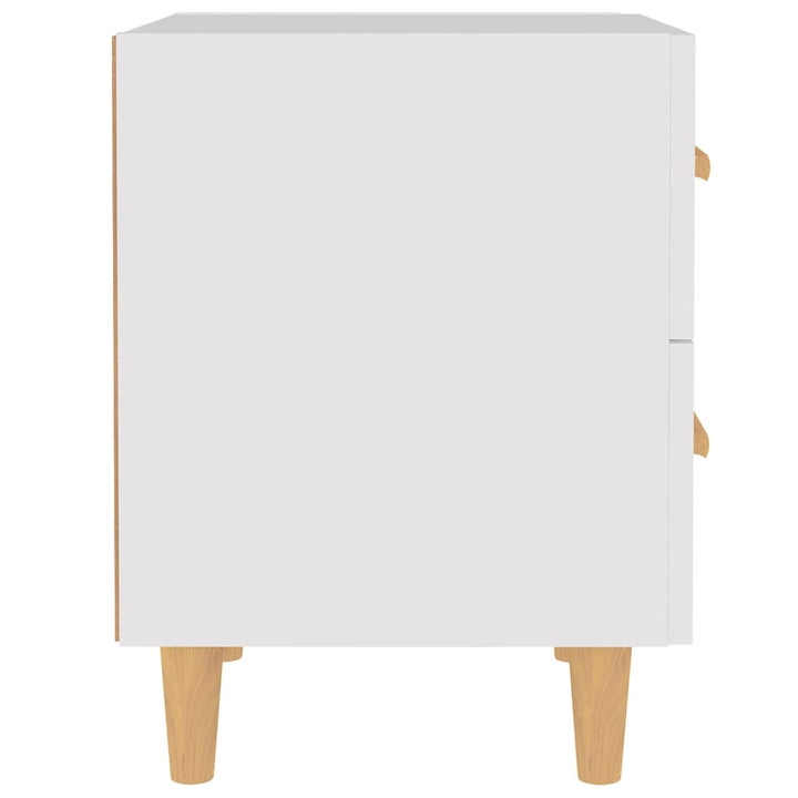 sengeborde 40x35x47,5 cm 2 stk. hvid