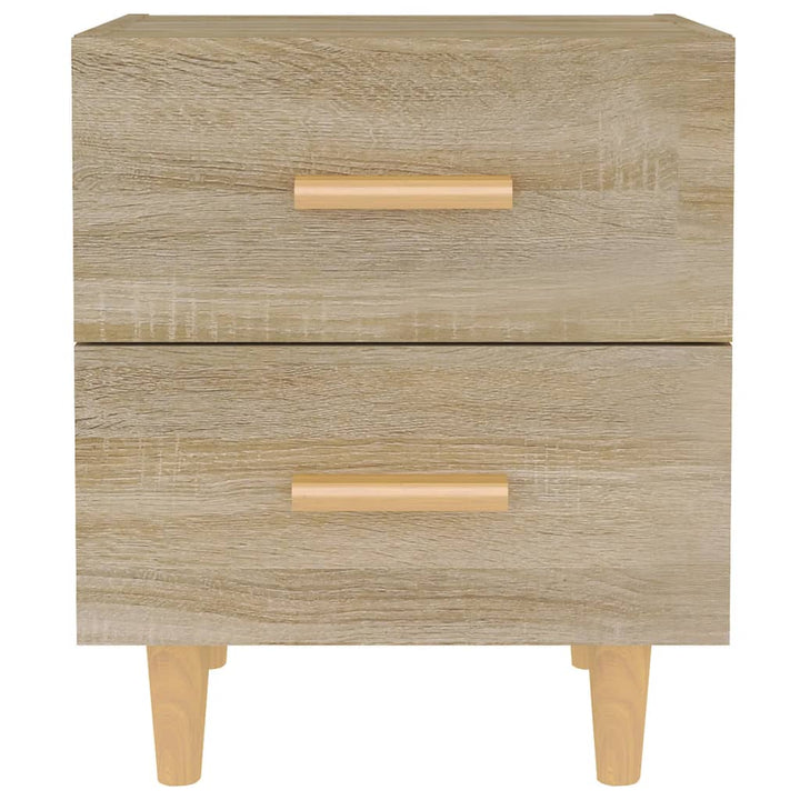 sengeborde 40x35x47,5 cm 2 stk. sonoma-eg