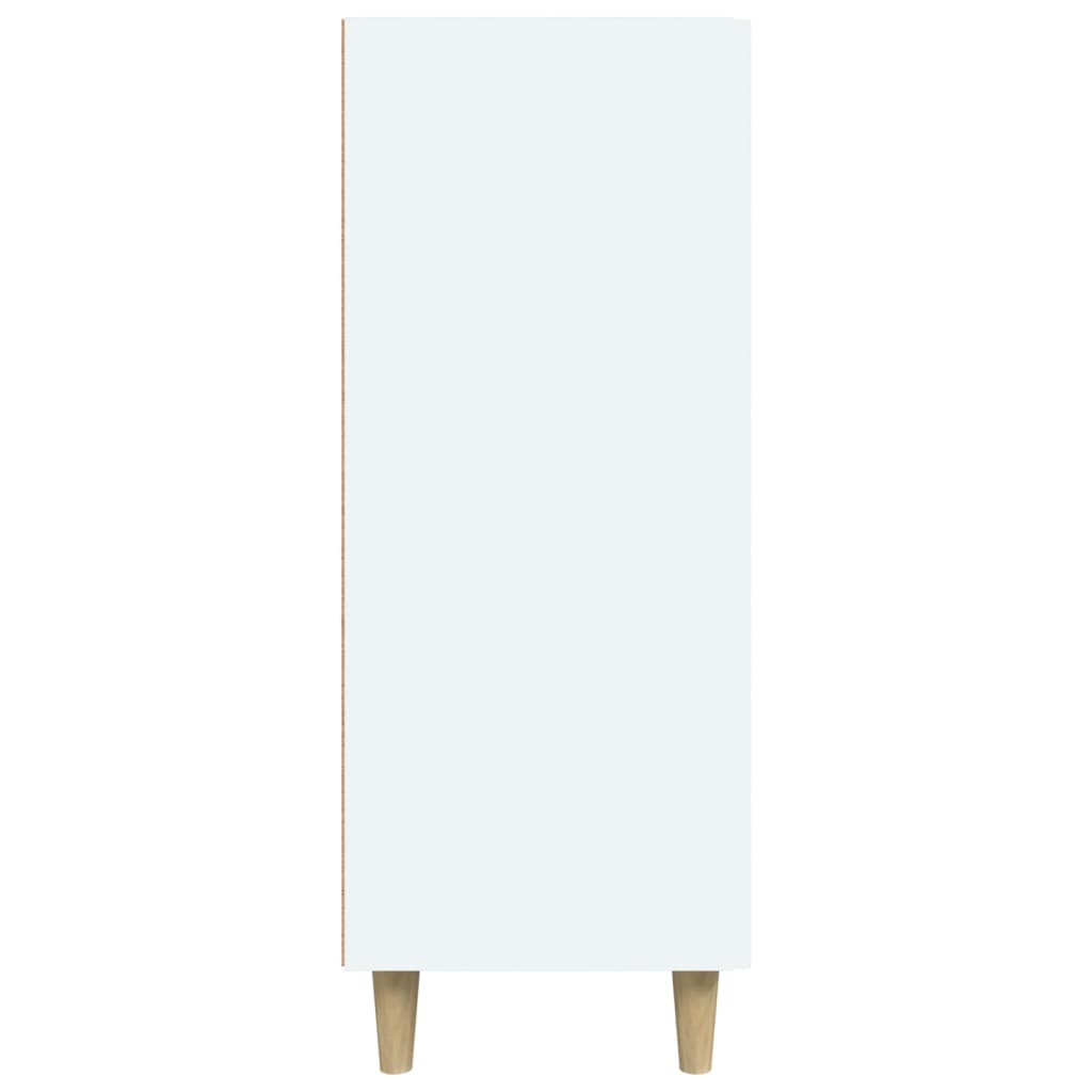skænk 69,5x34x90 cm konstrueret træ hvid