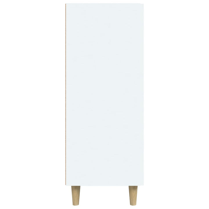skænk 69,5x34x90 cm konstrueret træ hvid