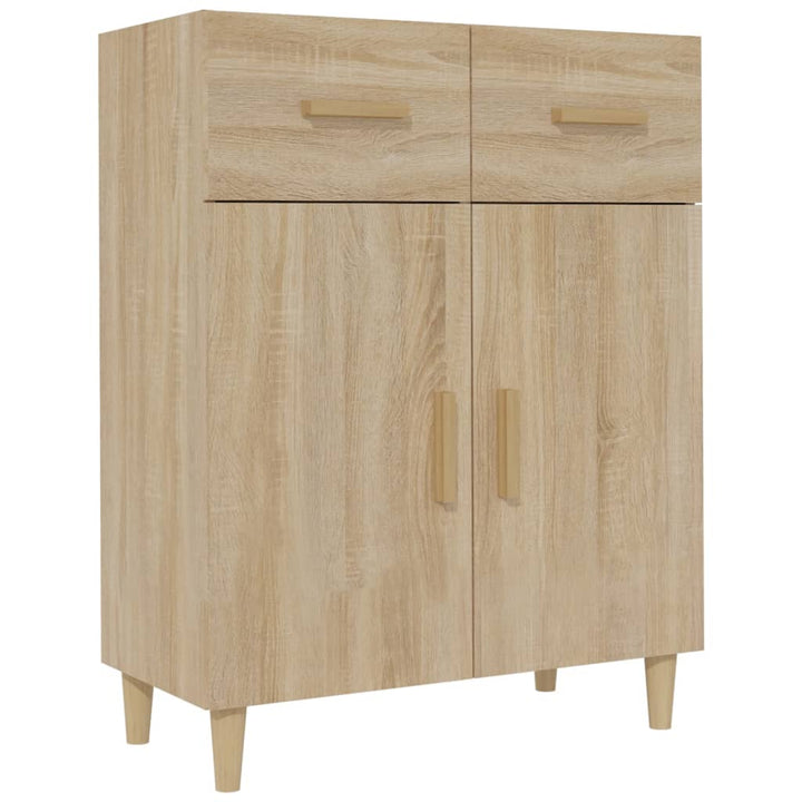 skænk 69,5x34x89 cm konstrueret træ sonoma-eg