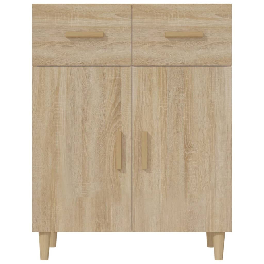 skænk 69,5x34x89 cm konstrueret træ sonoma-eg