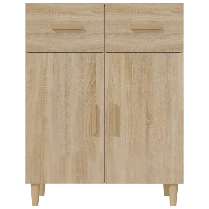 skænk 69,5x34x89 cm konstrueret træ sonoma-eg