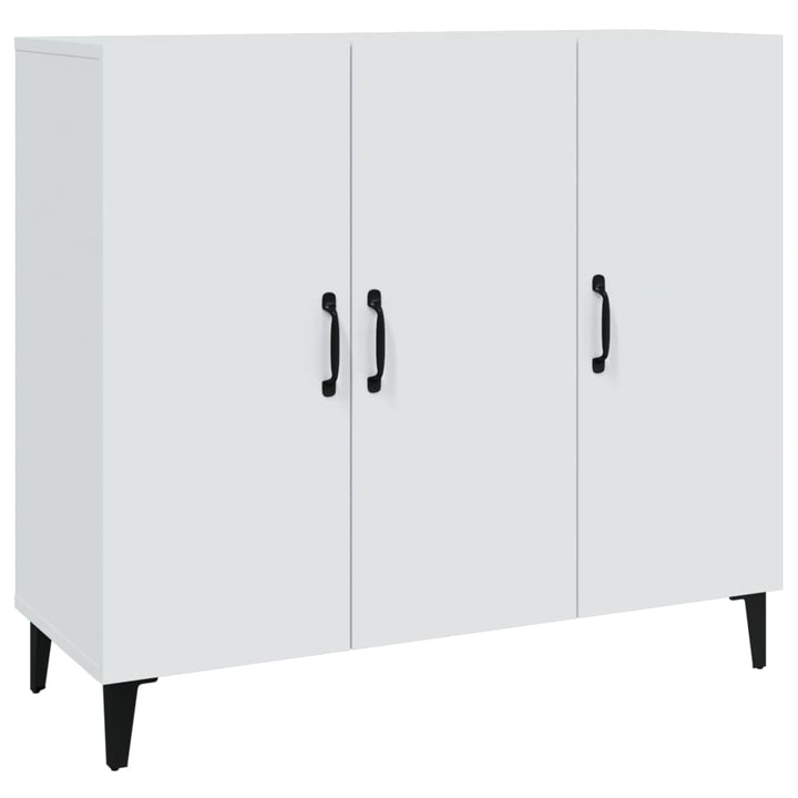 skab 90x34x80 cm konstrueret træ hvid
