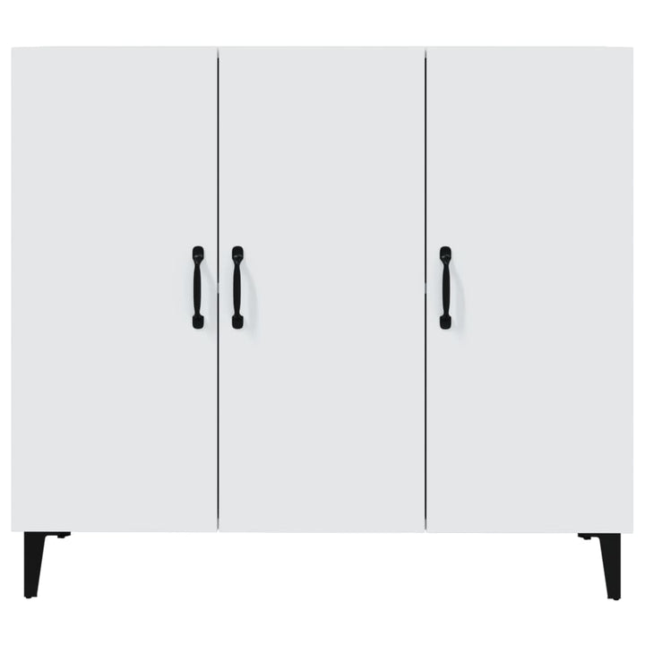 skab 90x34x80 cm konstrueret træ hvid