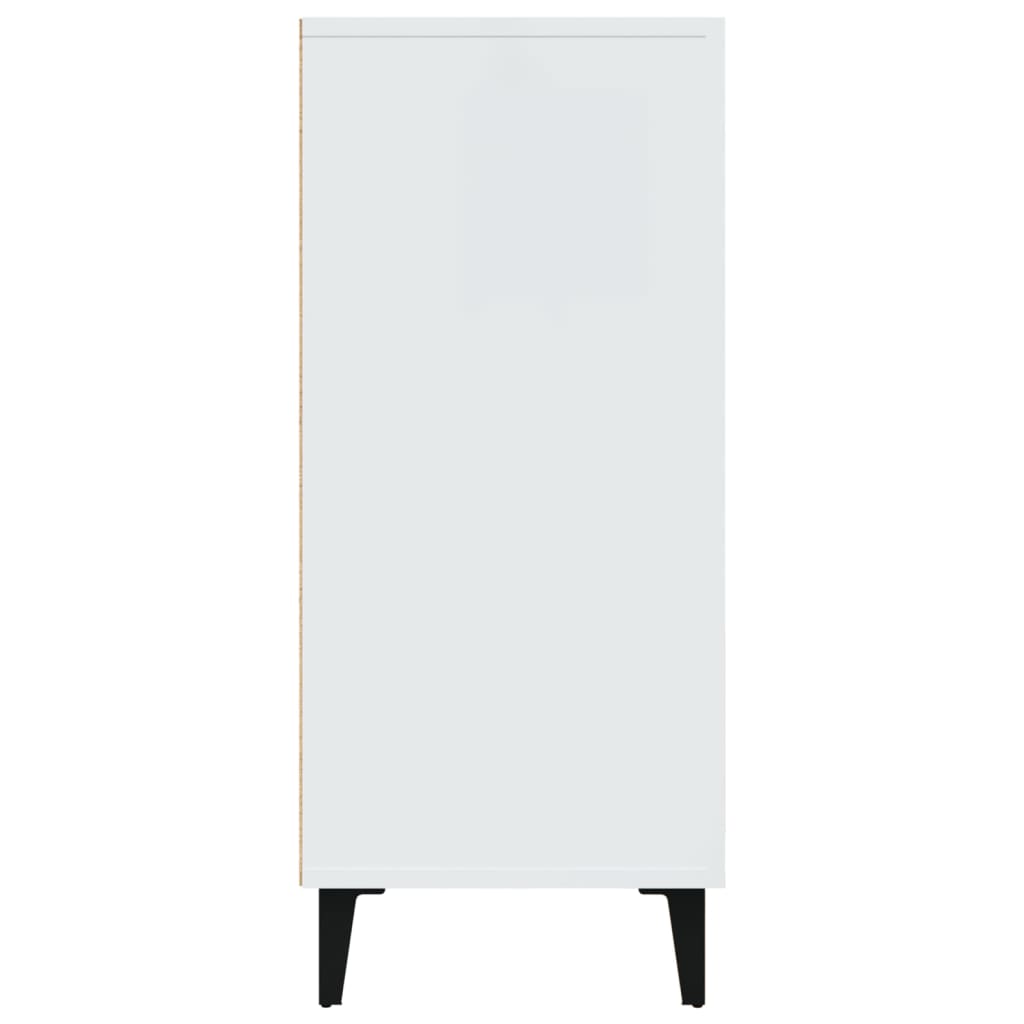 skab 90x34x80 cm konstrueret træ hvid