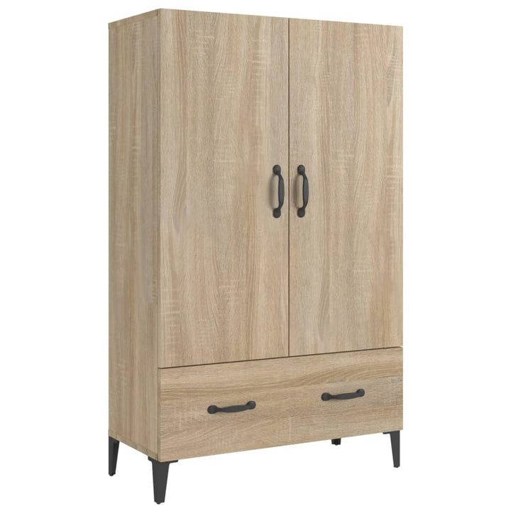 skab 70x31x115 cm konstrueret træ sonoma-eg